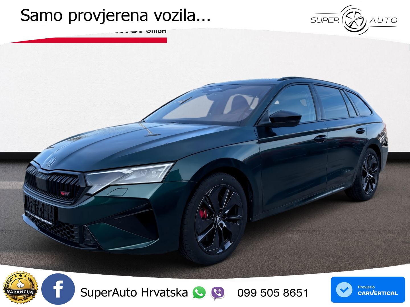 Škoda Octavia Combi RS 2.0 TSI (265 KS) DSG MATRIX+GR SJED+KAM