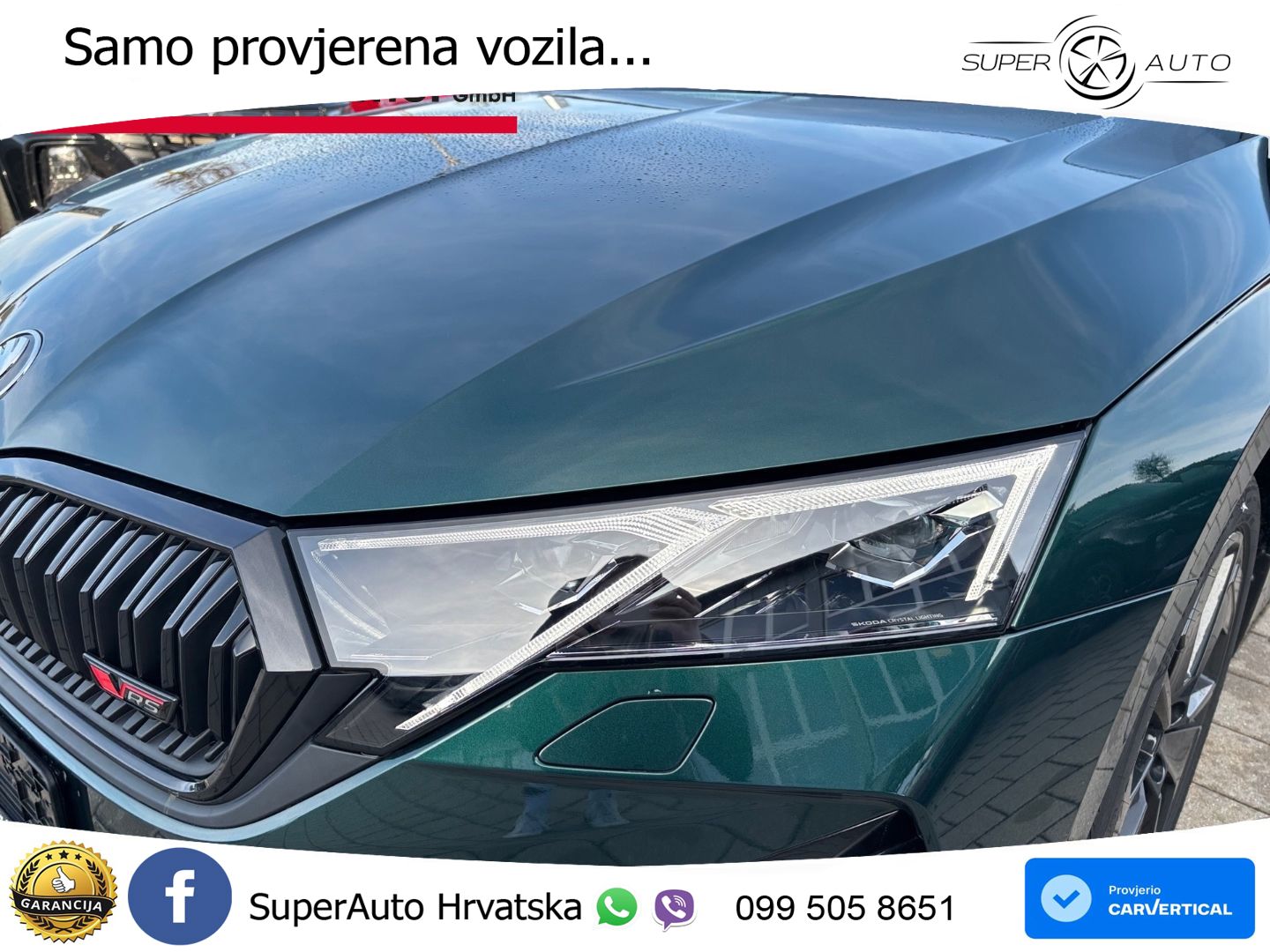 Škoda Octavia Combi RS 2.0 TSI (265 KS) DSG MATRIX+GR SJED+KAM