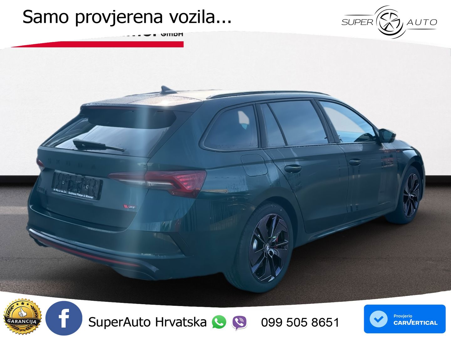 Škoda Octavia Combi RS 2.0 TSI (265 KS) DSG MATRIX+GR SJED+KAM