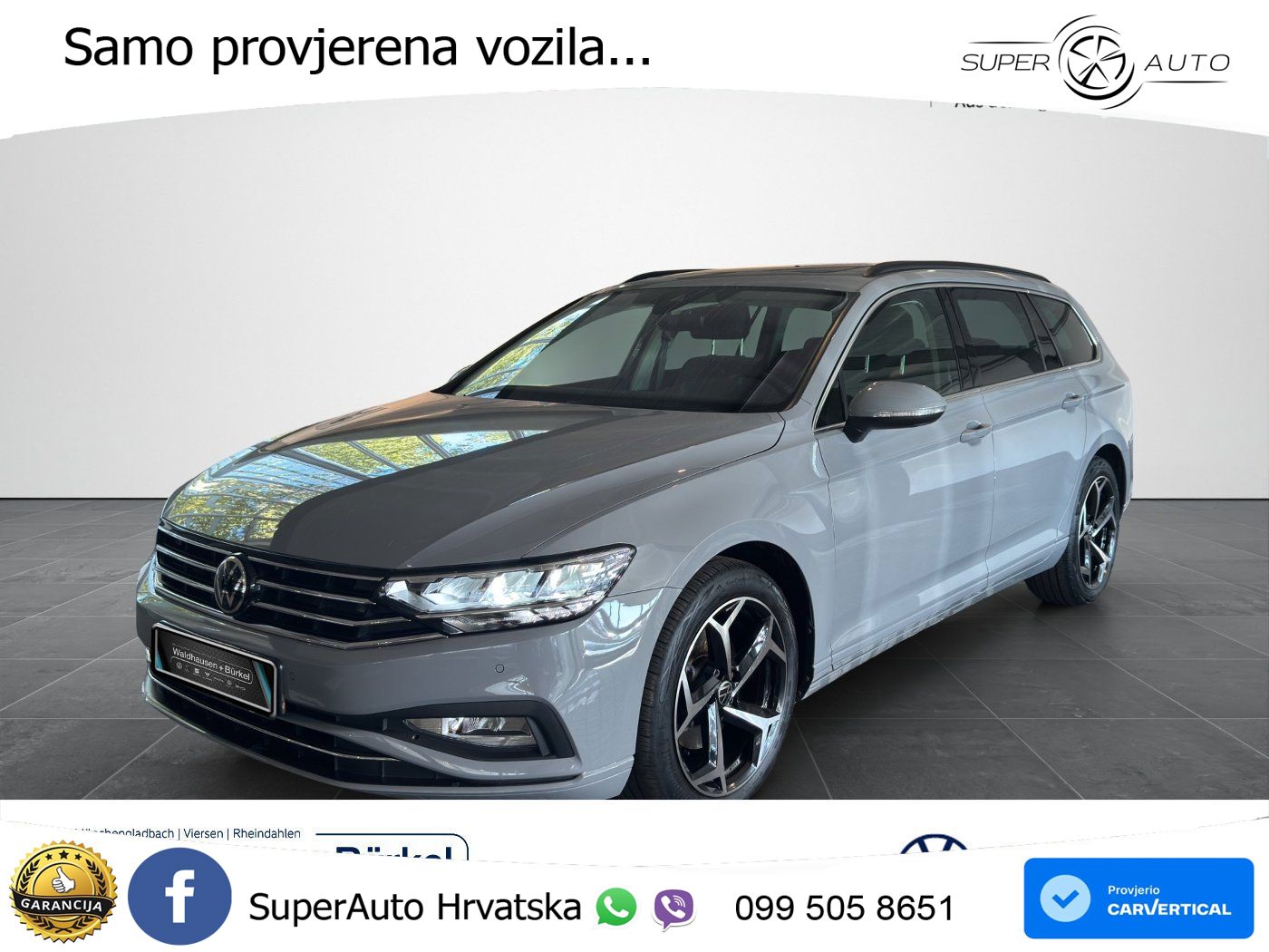 Volkswagen Passat Variant 2.0 TSI (190 KS) DSG Business LED+GR SJED+ACC