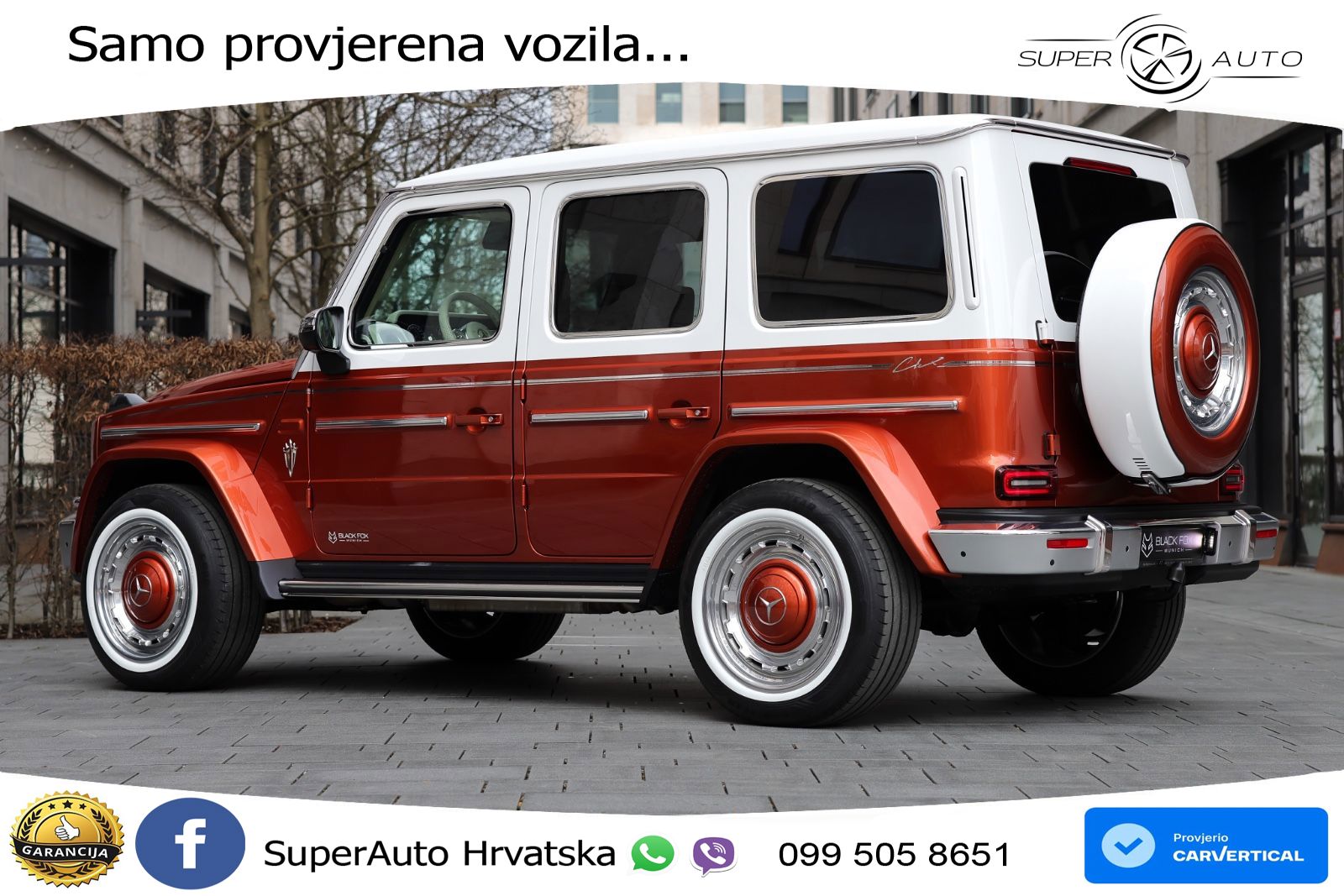 Mercedes G 500 Long V8 (422 KS) 4MATIC 9G-TRONIC AMG LED+GR SJED+ACC
