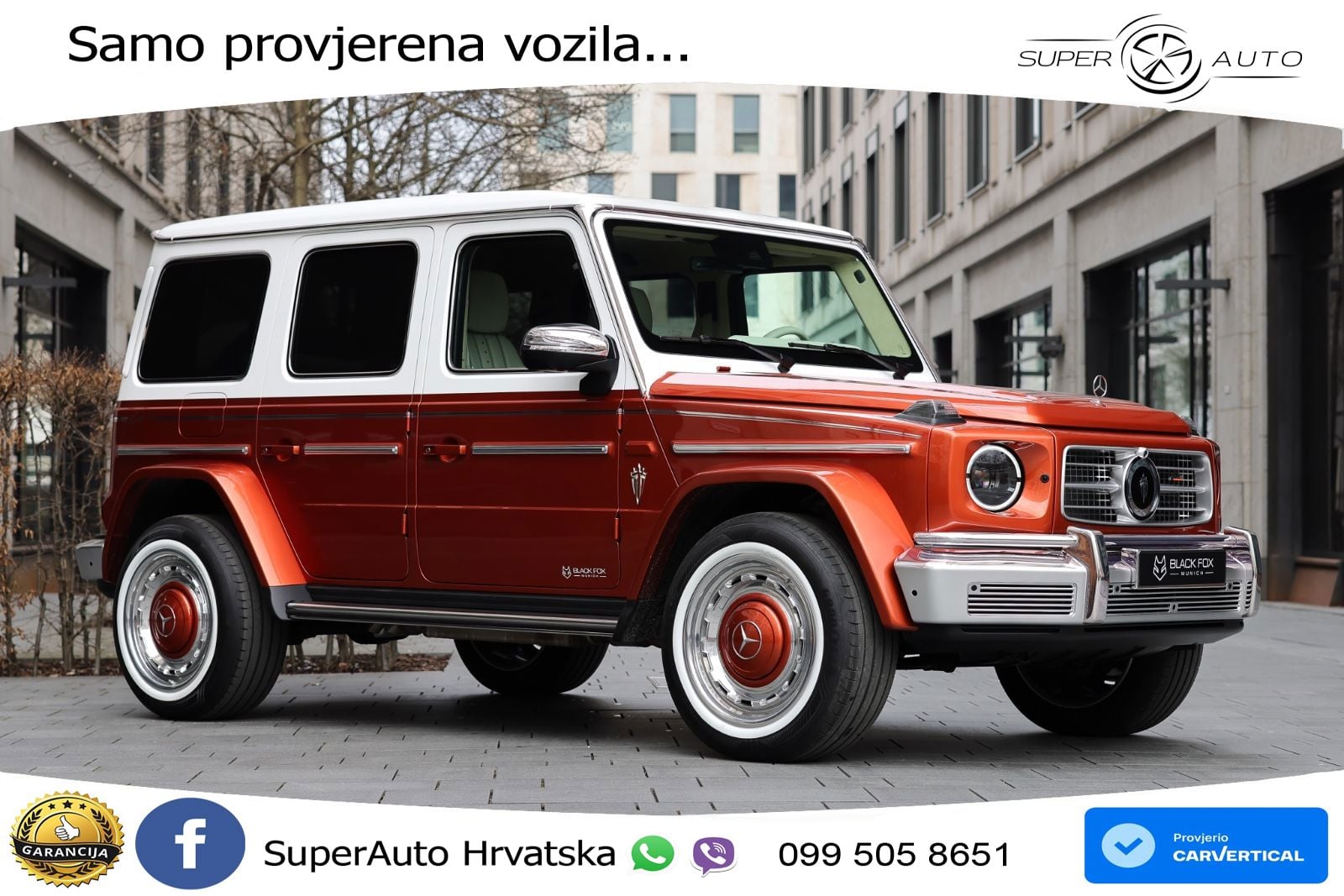 Mercedes G 500 Long V8 (422 KS) 4MATIC 9G-TRONIC AMG LED+GR SJED+ACC