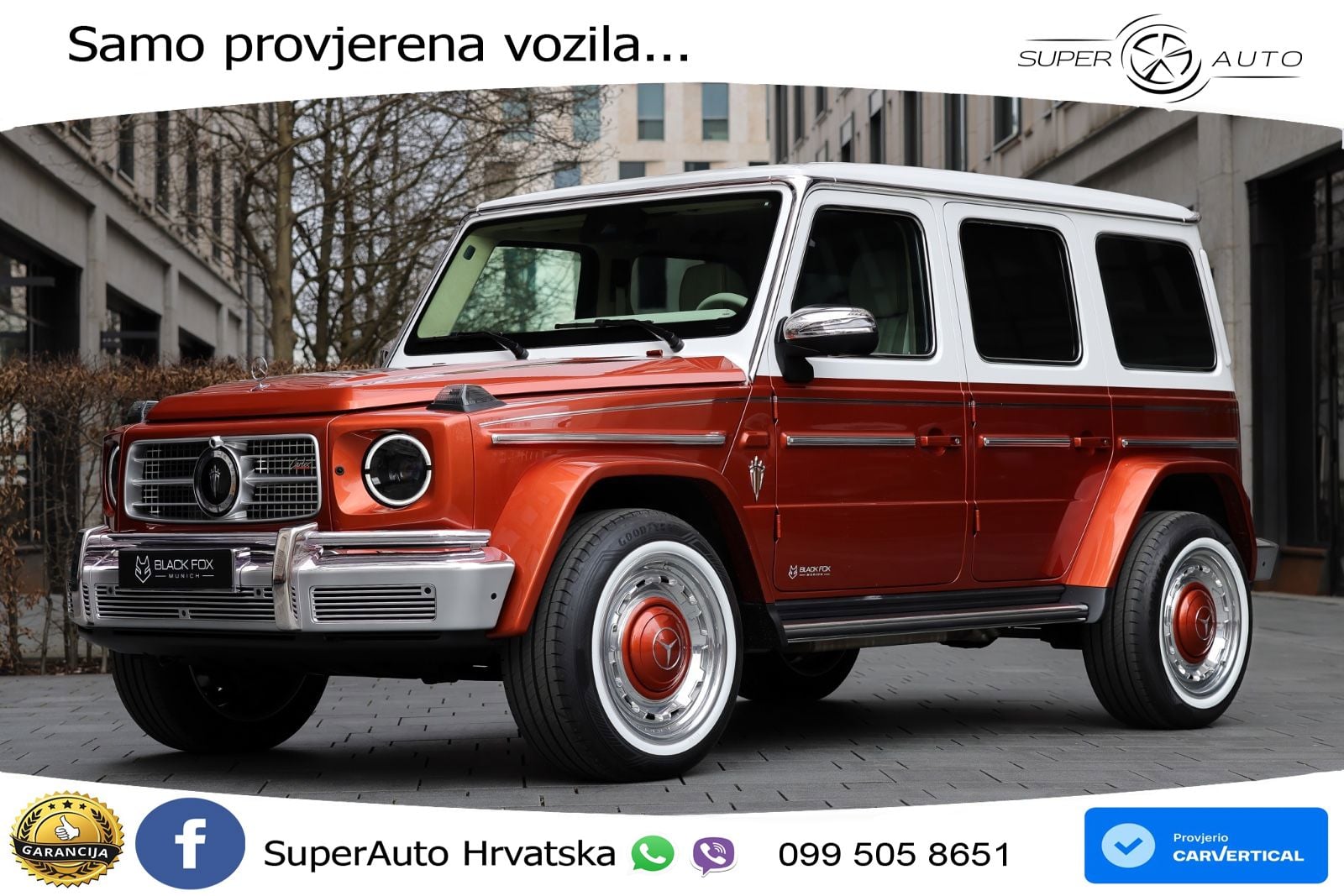 Mercedes G 500 Long V8 (422 KS) 4MATIC 9G-TRONIC AMG LED+GR SJED+ACC