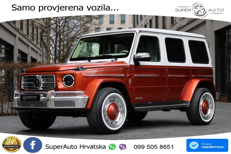 Mercedes G 500 Long V8 (422 KS) 4MATIC 9G-TRONIC AMG LED+GR SJED+ACC