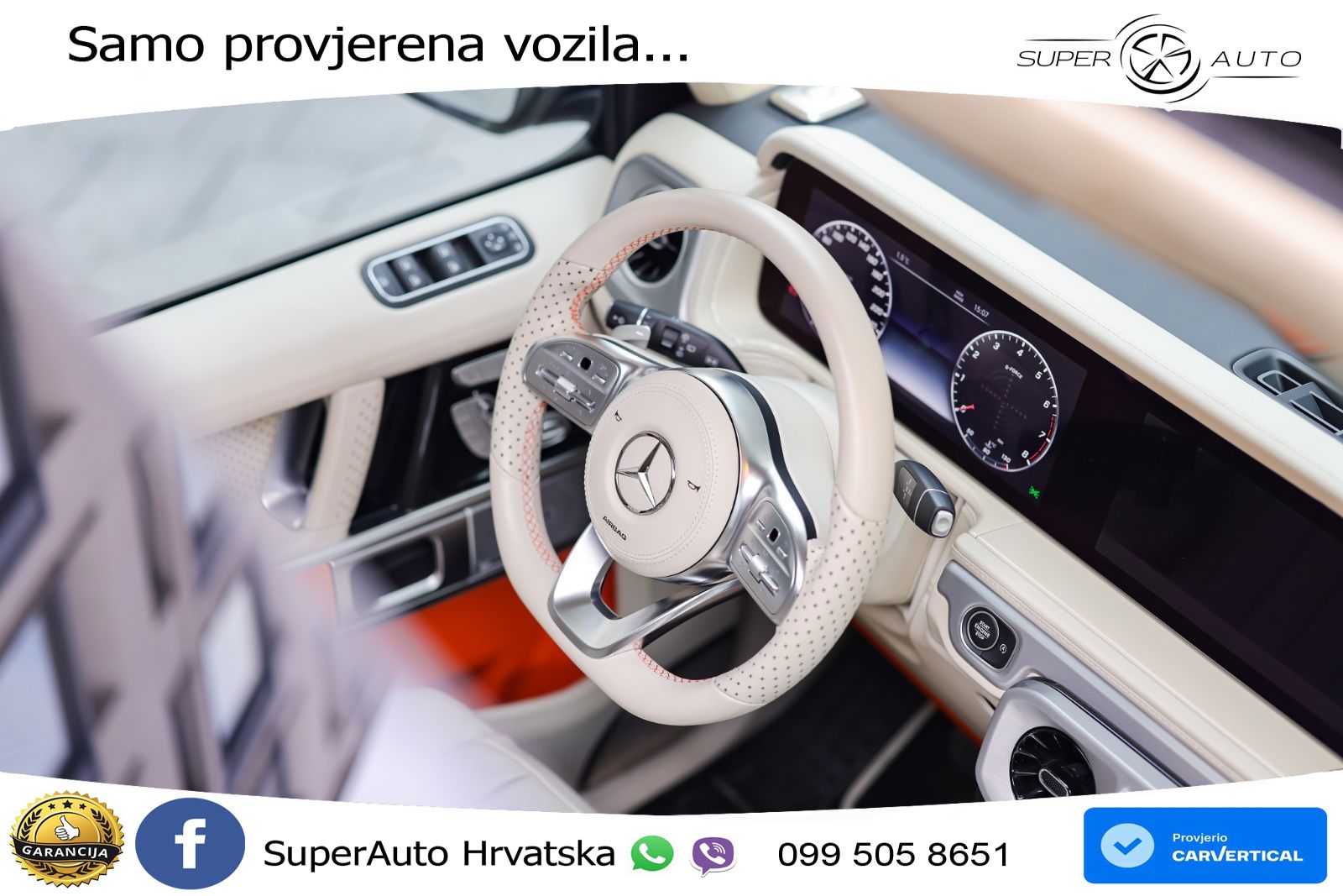 Mercedes G 500 Long V8 (422 KS) 4MATIC 9G-TRONIC AMG LED+GR SJED+ACC