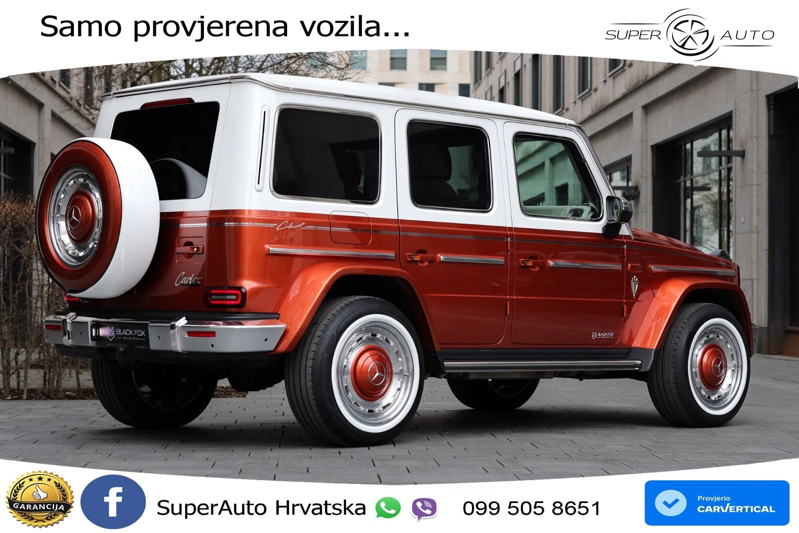 Mercedes G 500 Long V8 (422 KS) 4MATIC 9G-TRONIC AMG LED+GR SJED+ACC