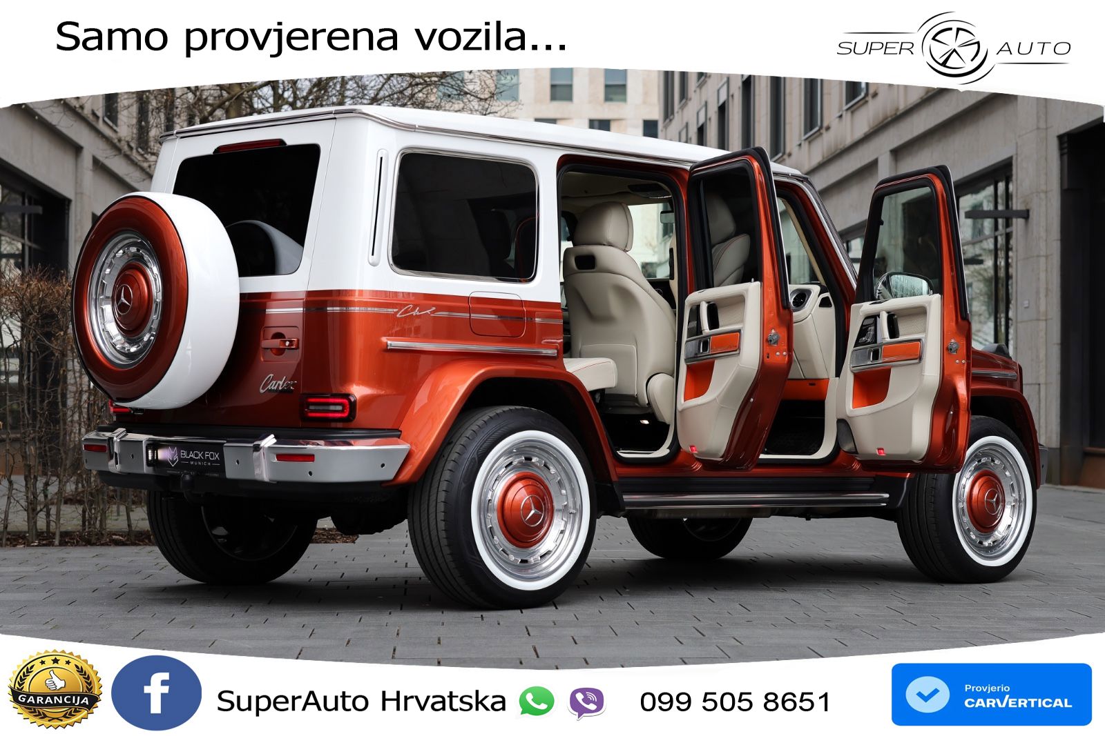 Mercedes G 500 Long V8 (422 KS) 4MATIC 9G-TRONIC AMG LED+GR SJED+ACC