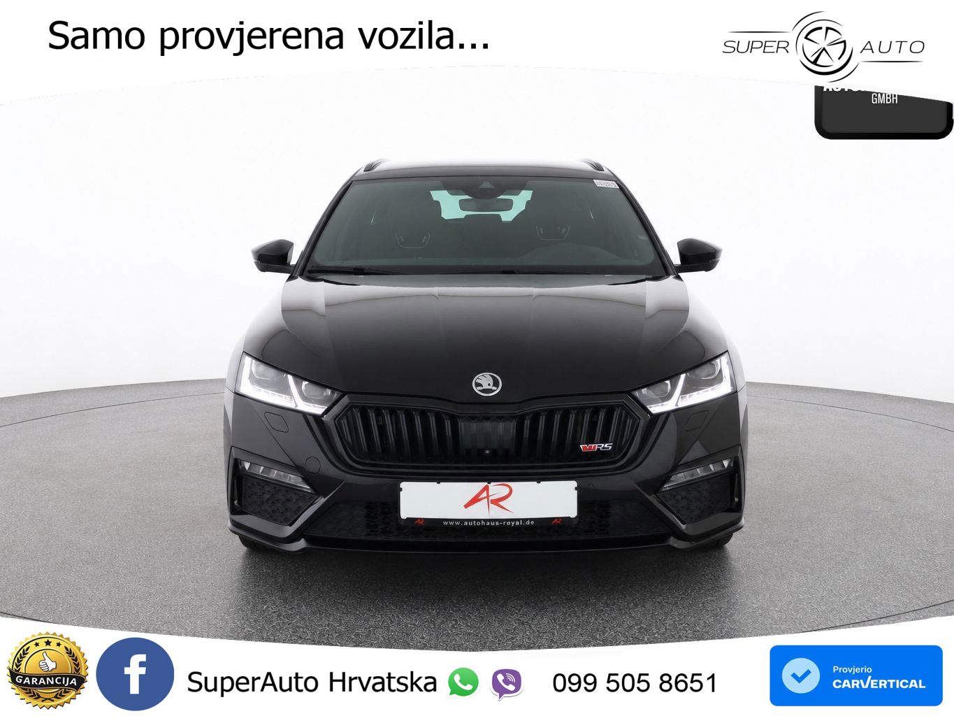 Škoda Octavia Combi RS 2.0 TDI (200 KS) 4x4 DSG LED+GR SJED+ACC