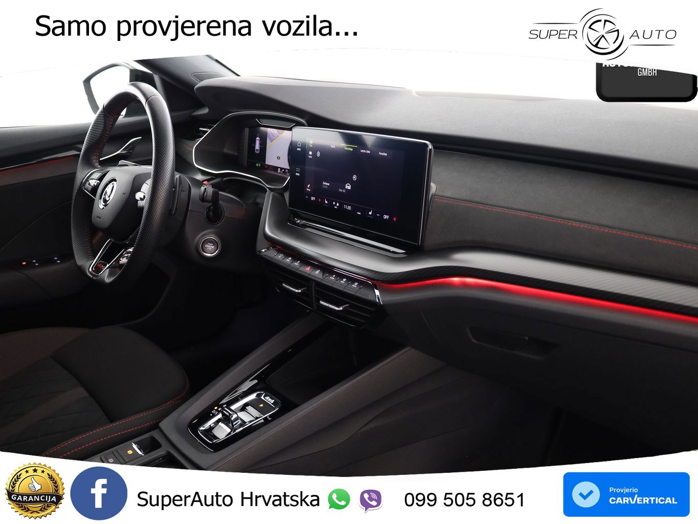 Škoda Octavia Combi RS 2.0 TDI (200 KS) 4x4 DSG LED+GR SJED+ACC