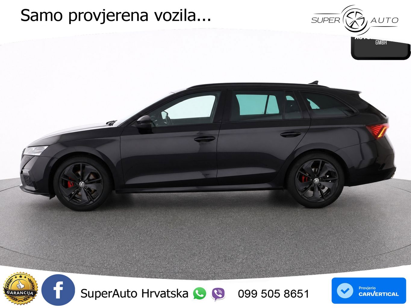 Škoda Octavia Combi RS 2.0 TDI (200 KS) 4x4 DSG LED+GR SJED+ACC