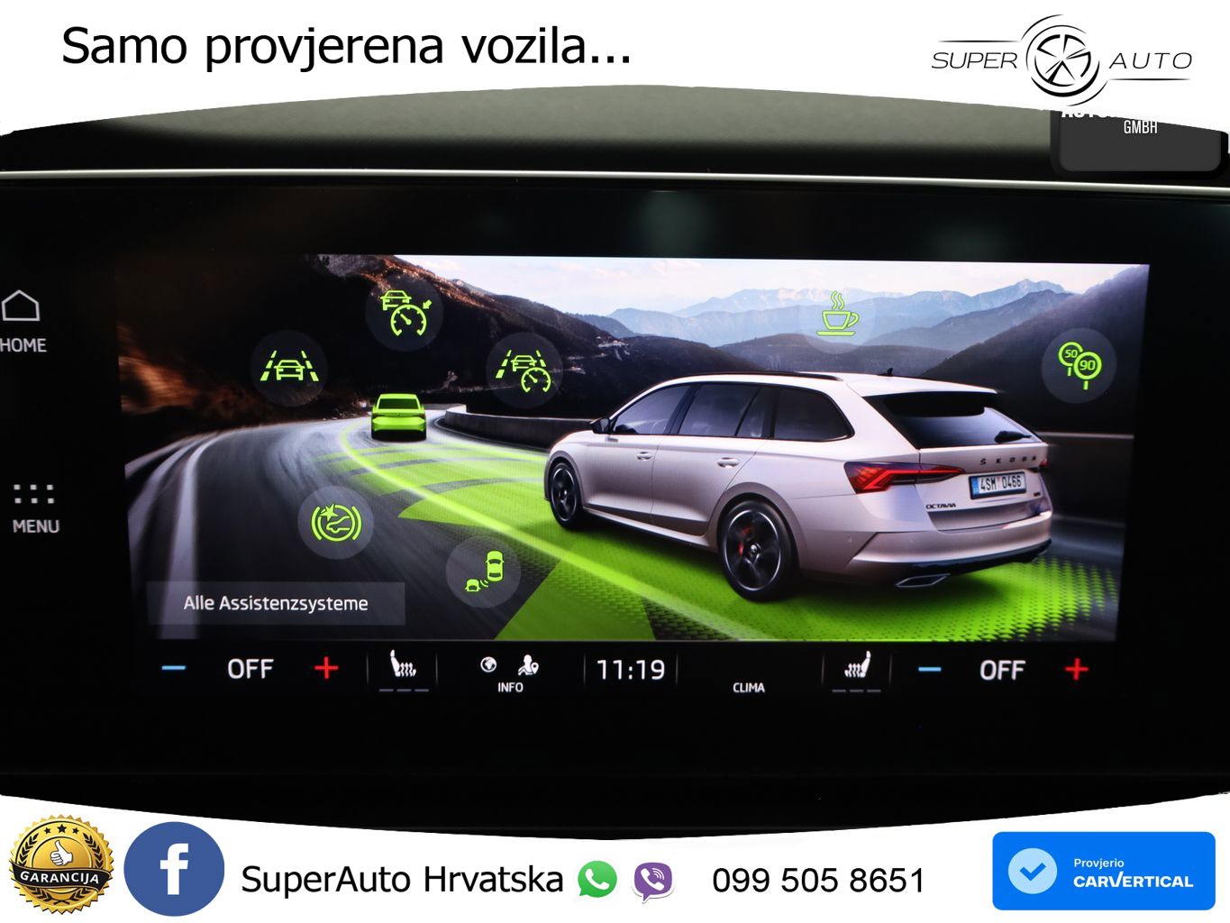 Škoda Octavia Combi RS 2.0 TDI (200 KS) 4x4 DSG LED+GR SJED+ACC