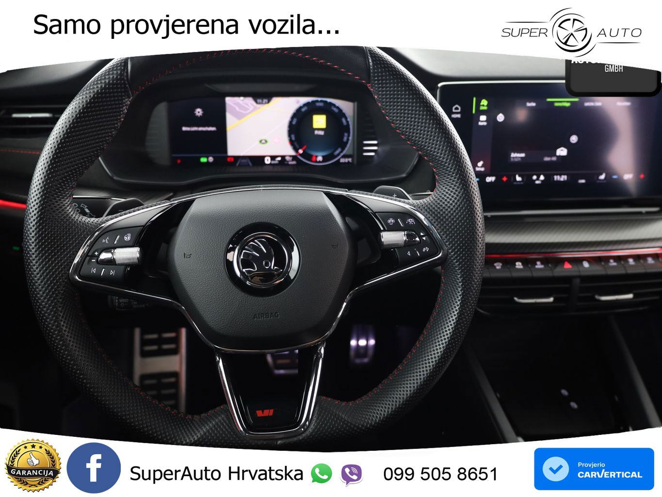 Škoda Octavia Combi RS 2.0 TDI (200 KS) 4x4 DSG LED+GR SJED+ACC