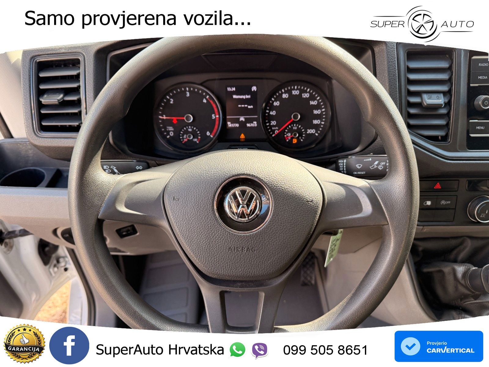 Volkswagen Crafter Kasten35 L4H3 lang Hoch 2xSchiebetür+RFK 140 KS