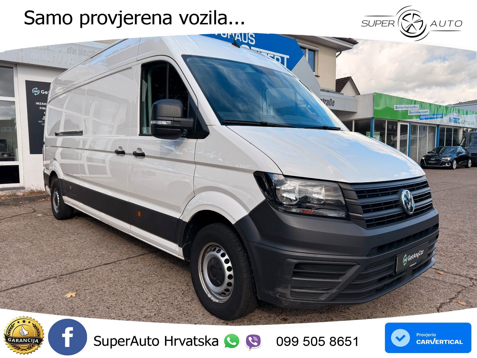 Volkswagen Crafter Kasten35 L4H3 lang Hoch 2xSchiebetür+RFK 140 KS