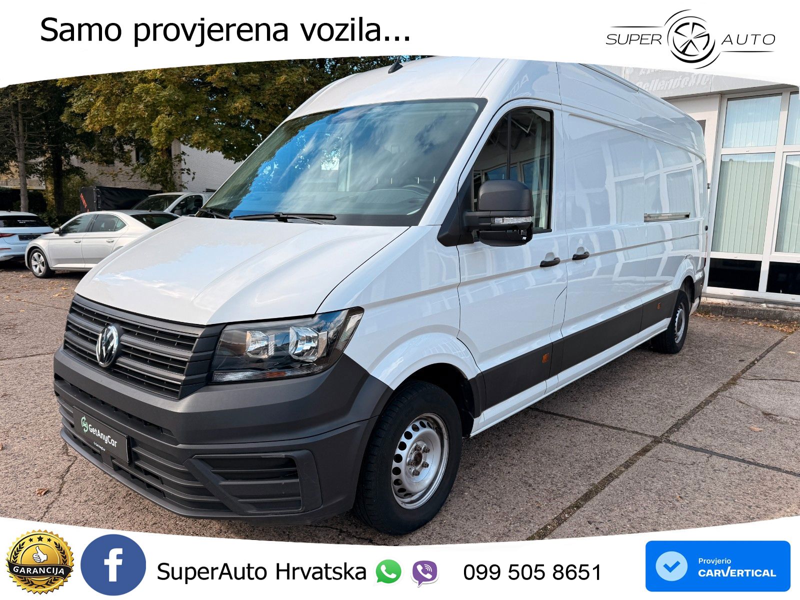 Volkswagen Crafter Kasten35 L4H3 lang Hoch 2xSchiebetür+RFK 140 KS