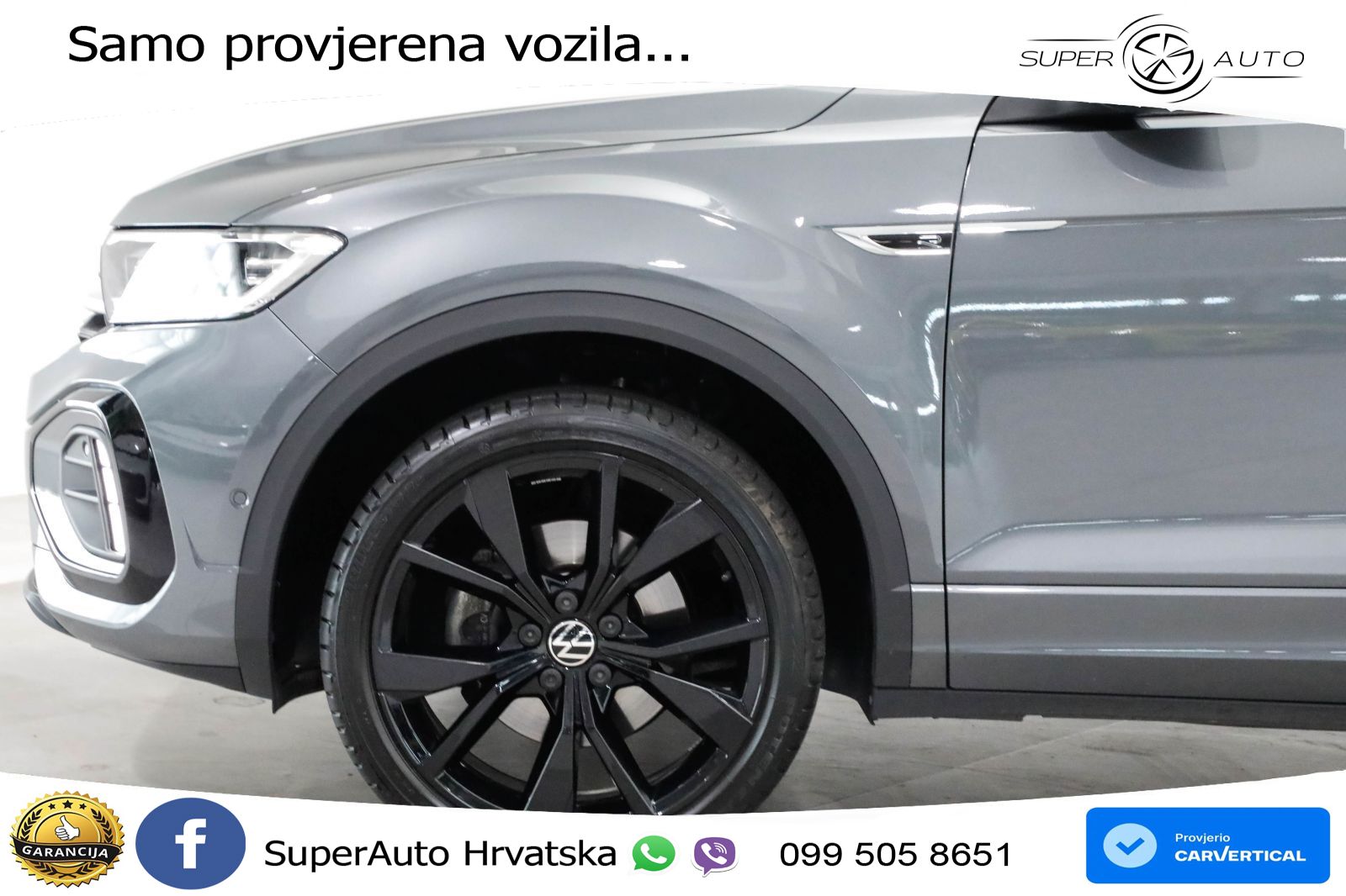Volkswagen T-Roc 2.0 TSI (190 KS) 4M DSG R-Line LED+GR SJED+ACC