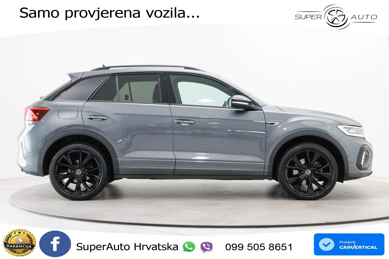 Volkswagen T-Roc 2.0 TSI (190 KS) 4M DSG R-Line LED+GR SJED+ACC