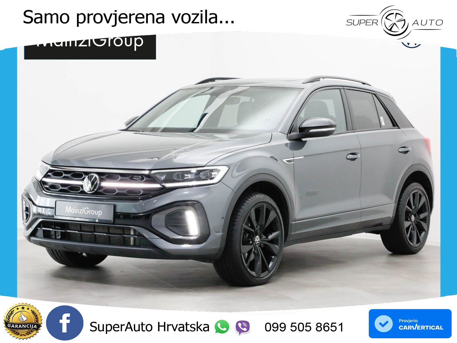 Volkswagen T-Roc 2.0 TSI (190 KS) 4M DSG R-Line LED+GR SJED+ACC