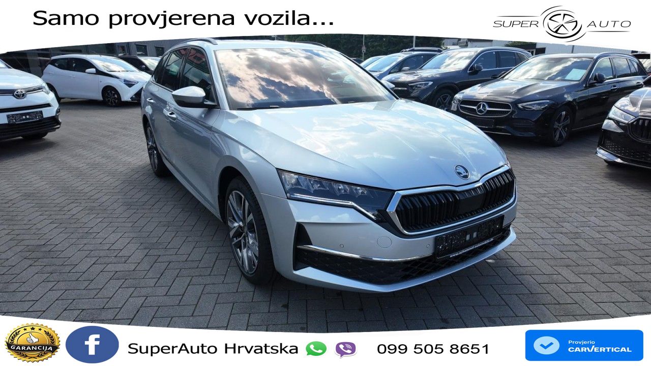 Škoda Octavia Combi 2.0 TDI (150 KS) DSG LED+GR SJED+ACC
