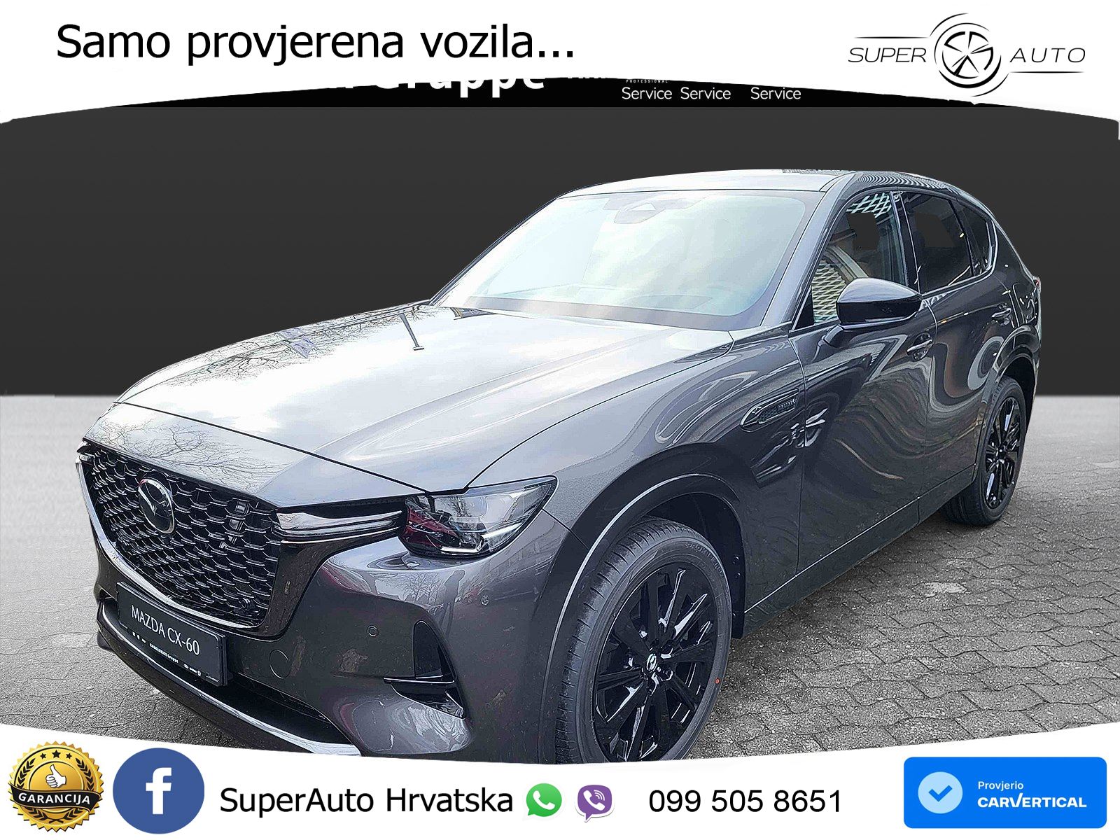 Mazda CX-60 3.3 e-Skyactiv D (254 KS) AWD Automatic MATRIX+GR SJED+KAM