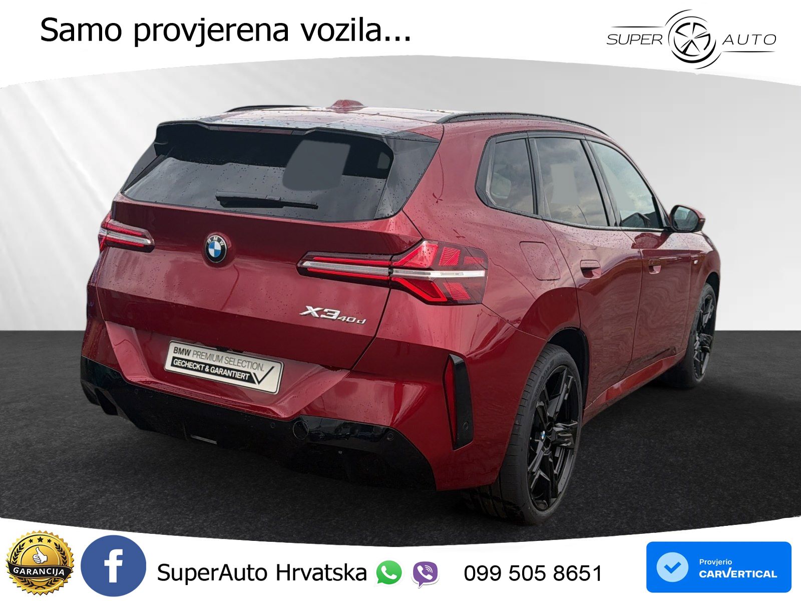 BMW X3 40d xDrive Steptronic M Sport LED+GR SJED+ACC