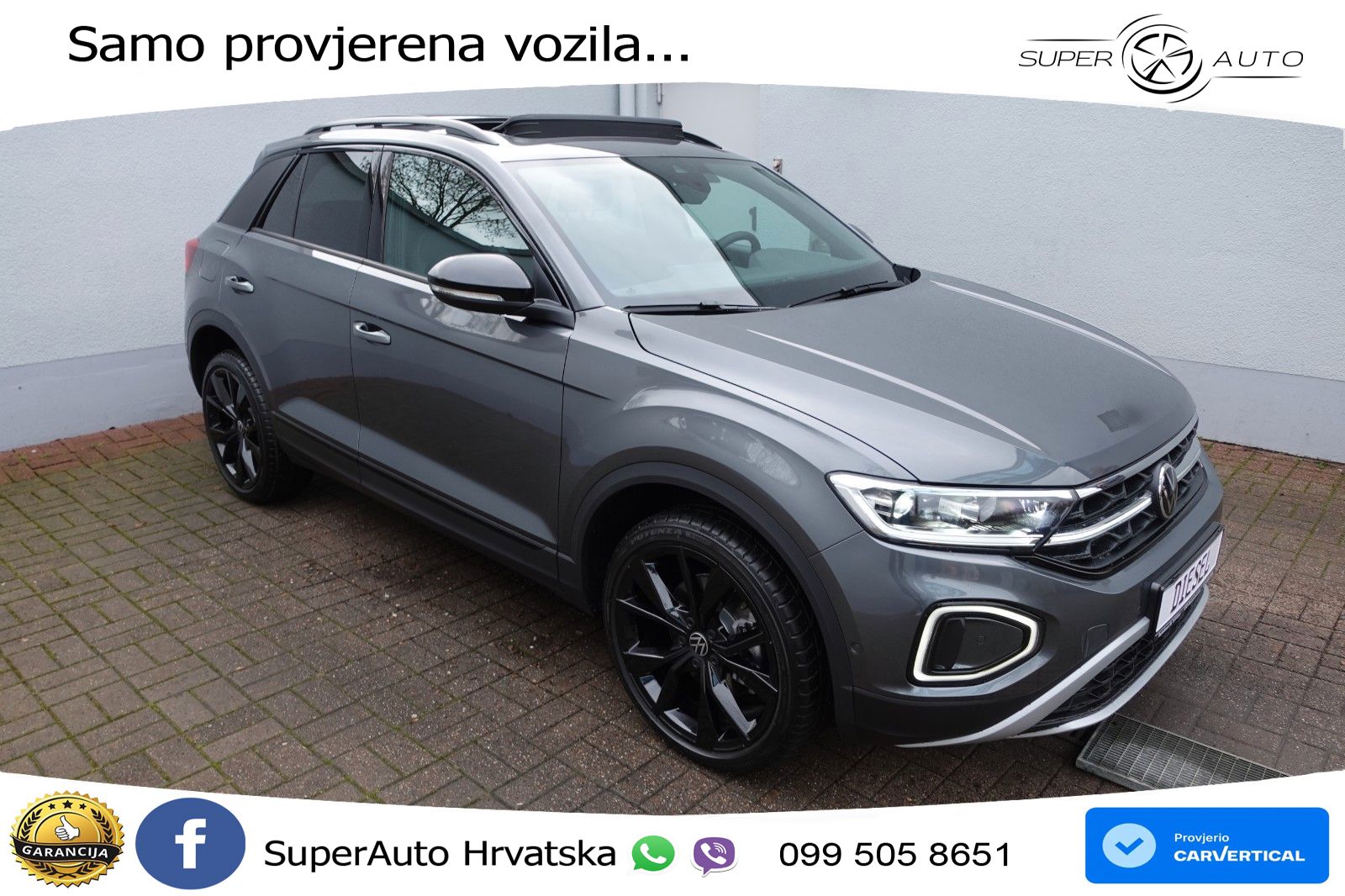 Volkswagen T-Roc I 2.0 TDI (150 KS) DSG MATRIX+GR SJED+KAM