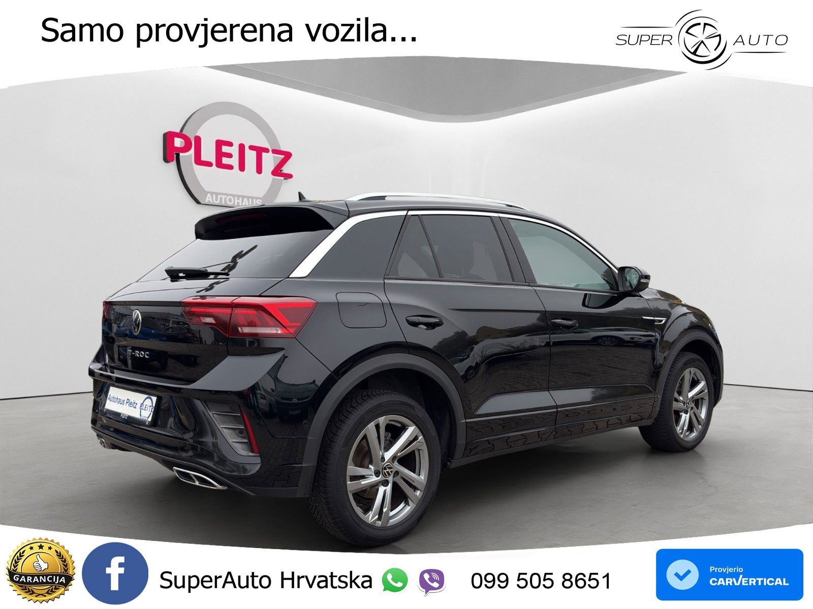Volkswagen T-Roc 1.5 TSI (150 KS) DSG R-Line LED+GR SJED+ACC