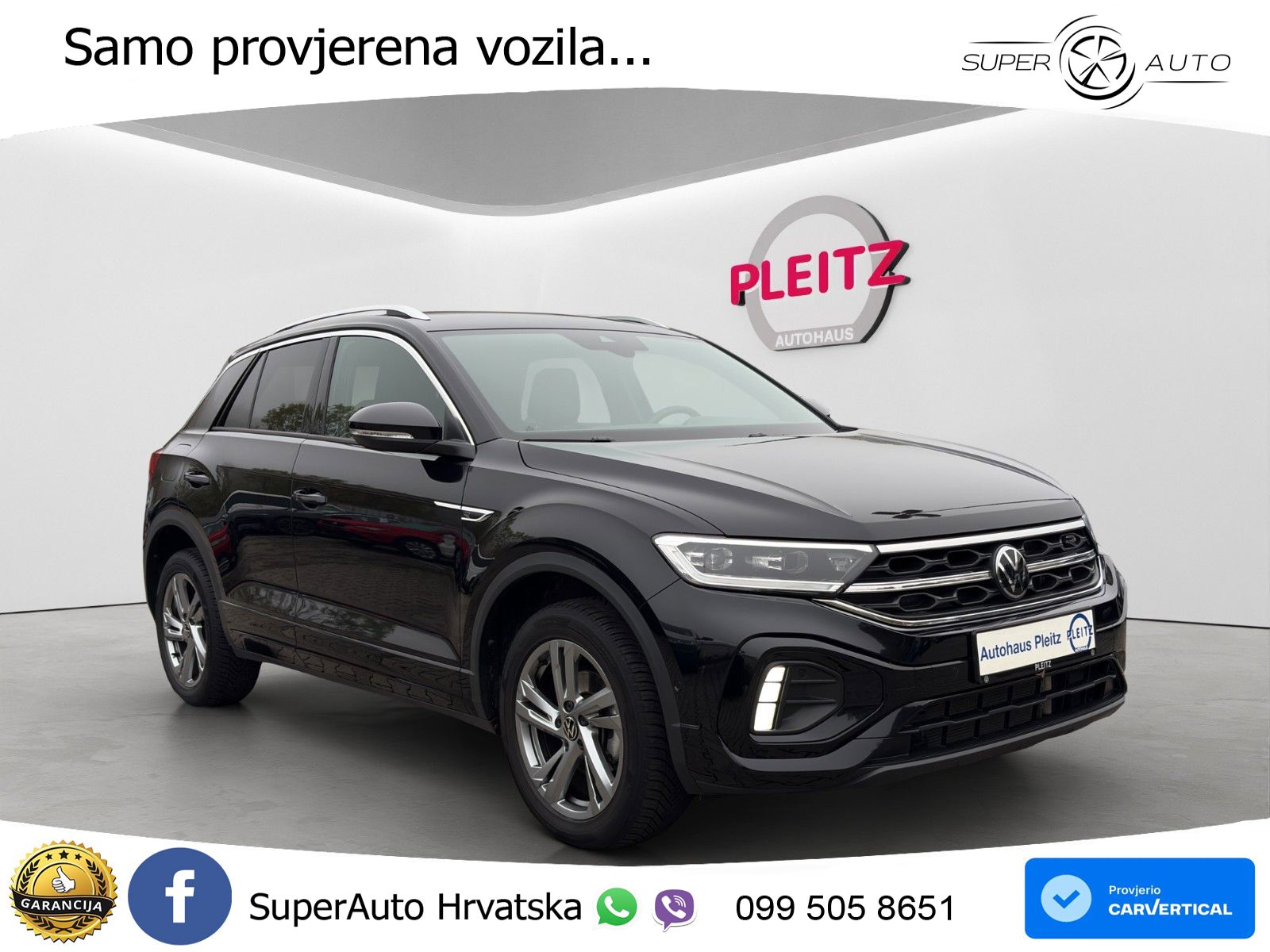 Volkswagen T-Roc 1.5 TSI (150 KS) DSG R-Line LED+GR SJED+ACC