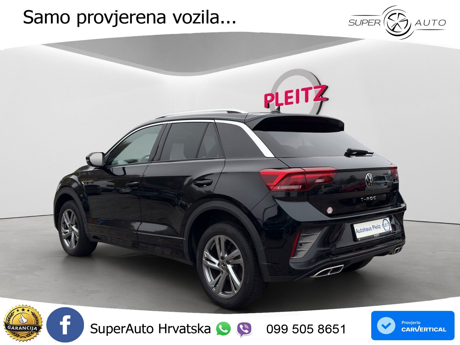 Volkswagen T-Roc 1.5 TSI (150 KS) DSG R-Line LED+GR SJED+ACC