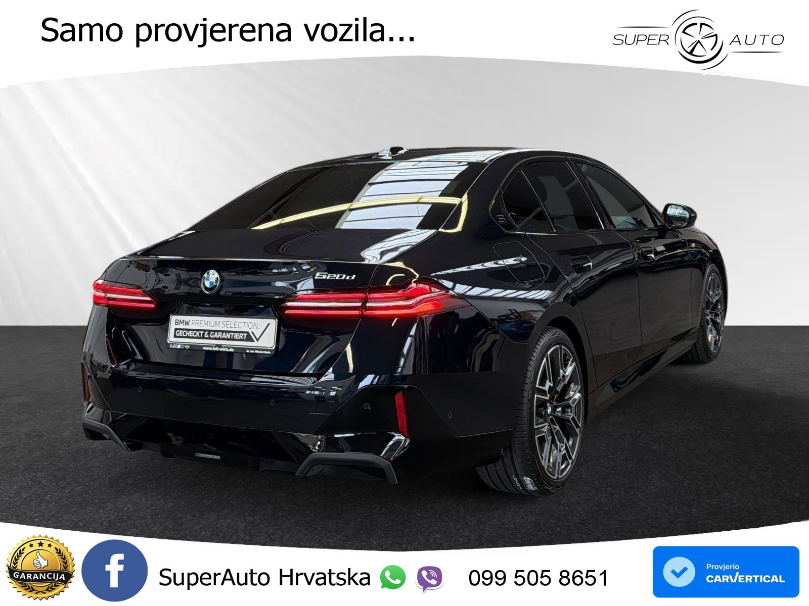BMW 520d (197 KS) Steptronic LED+GR SJED+ACC