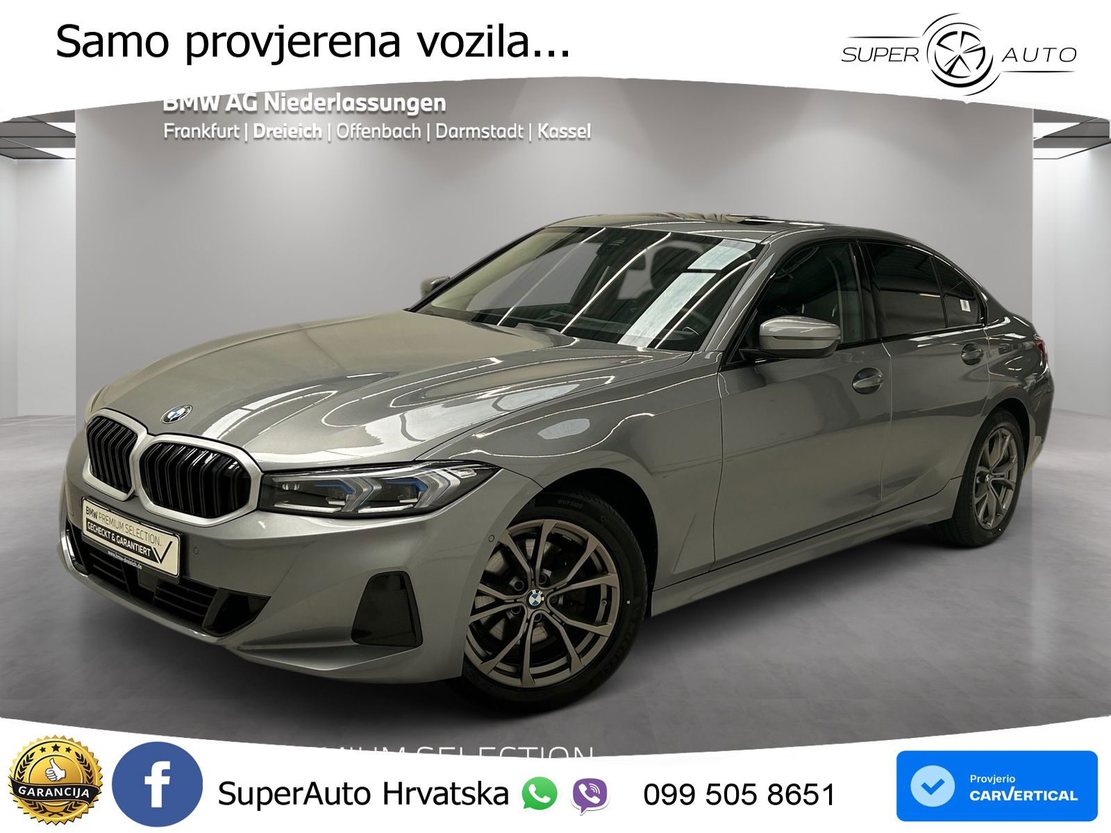 BMW 320d (190 KS) Steptronic LED+GR SJED+ACC