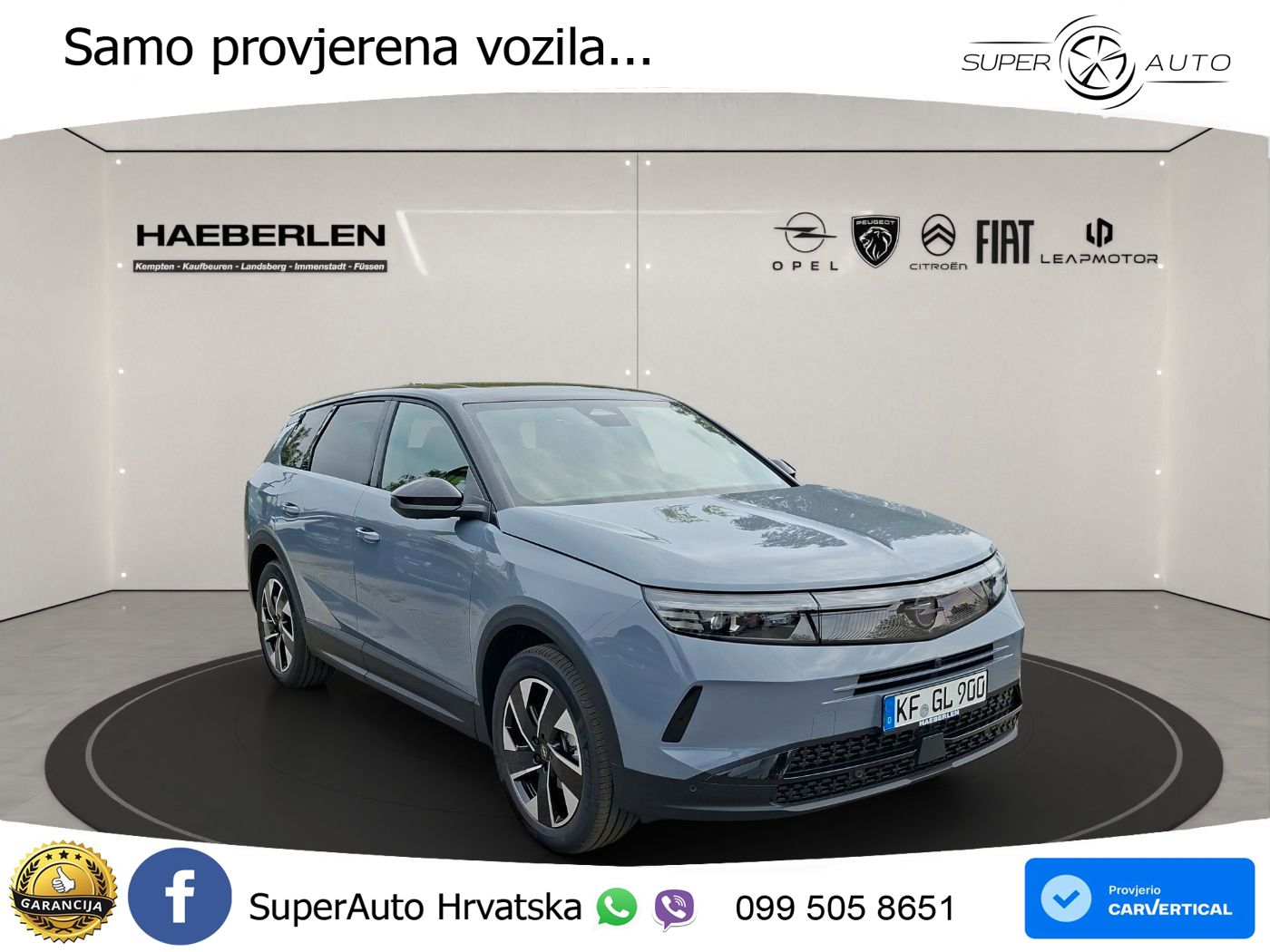 Opel Grandland 1.2 Turbo (145 KS) Hybrid eDCT GS LED+GR SJED+ACC