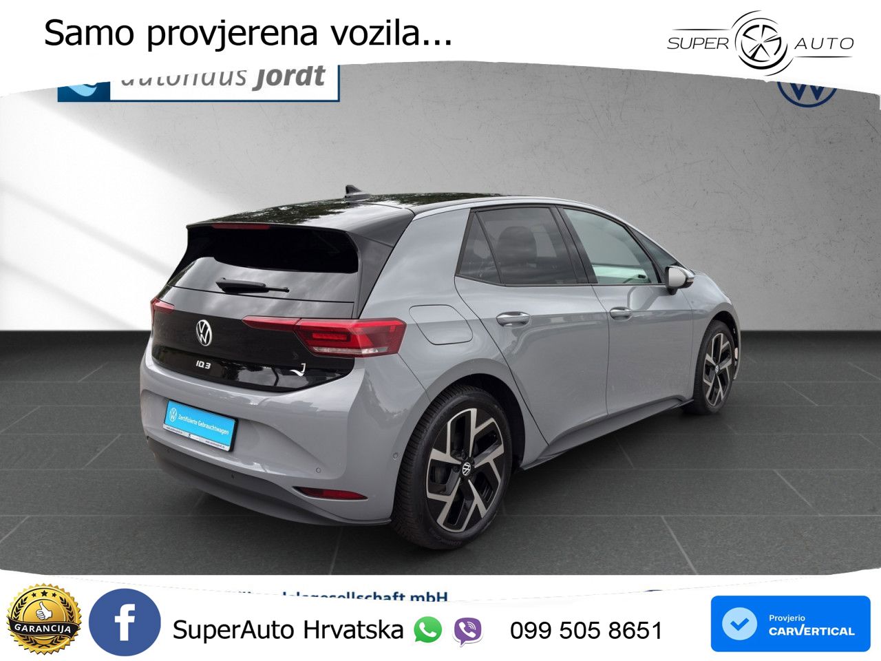 Volkswagen ID.3 Pro 62 kWh (204 KS) LED+GR SJED+ACC
