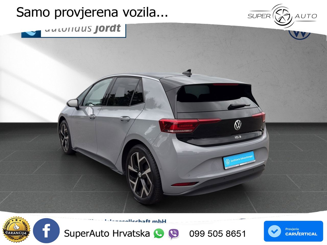 Volkswagen ID.3 Pro 62 kWh (204 KS) LED+GR SJED+ACC