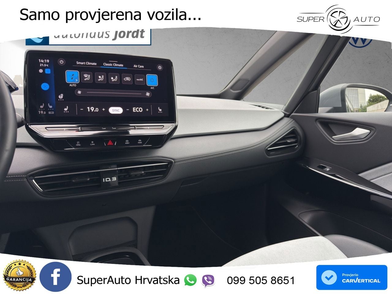 Volkswagen ID.3 Pro 62 kWh (204 KS) LED+GR SJED+ACC