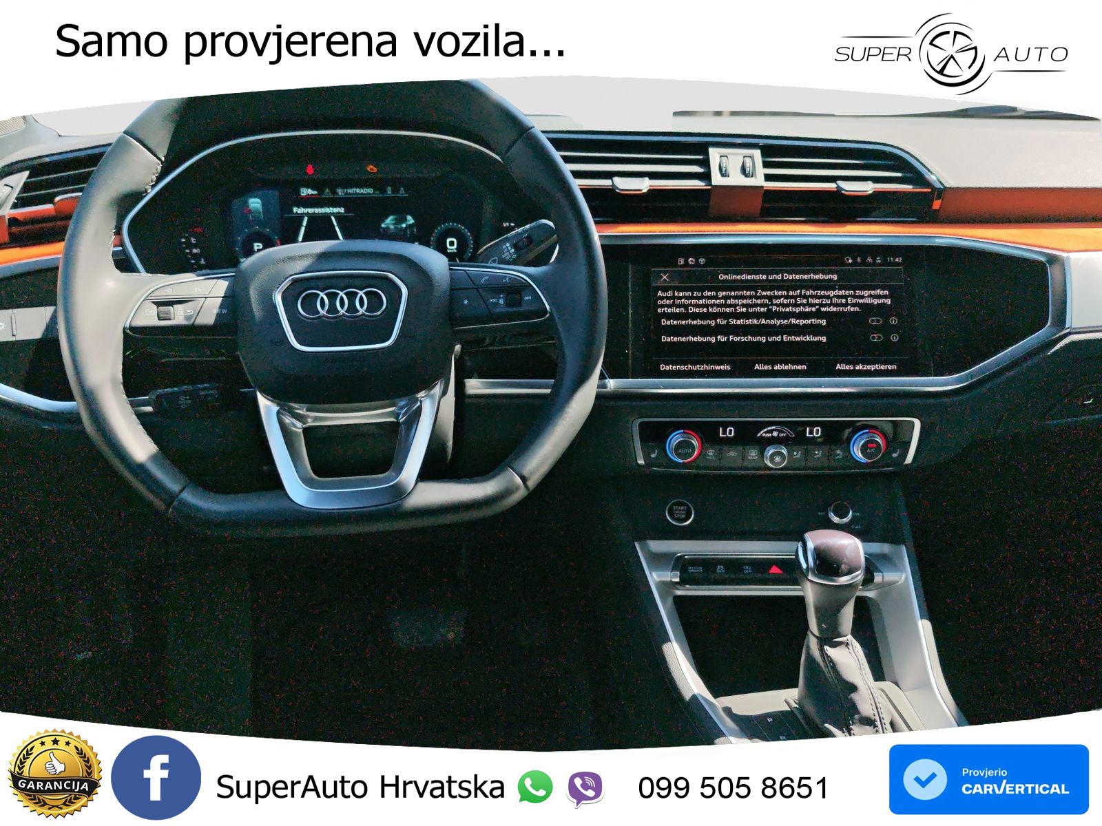 Audi Q3 II Sportback 40 TFSI (190 KS) quattro S tronic S line LED+GR SJED+ACC