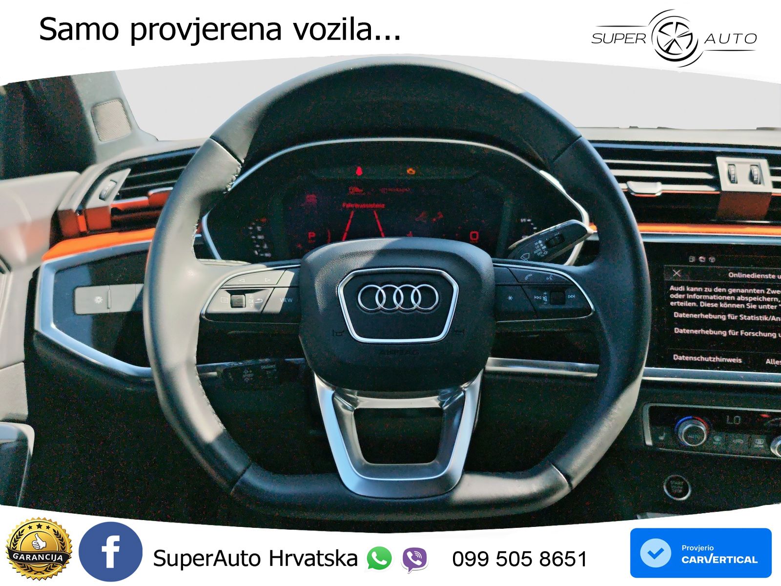 Audi Q3 II Sportback 40 TFSI (190 KS) quattro S tronic S line LED+GR SJED+ACC