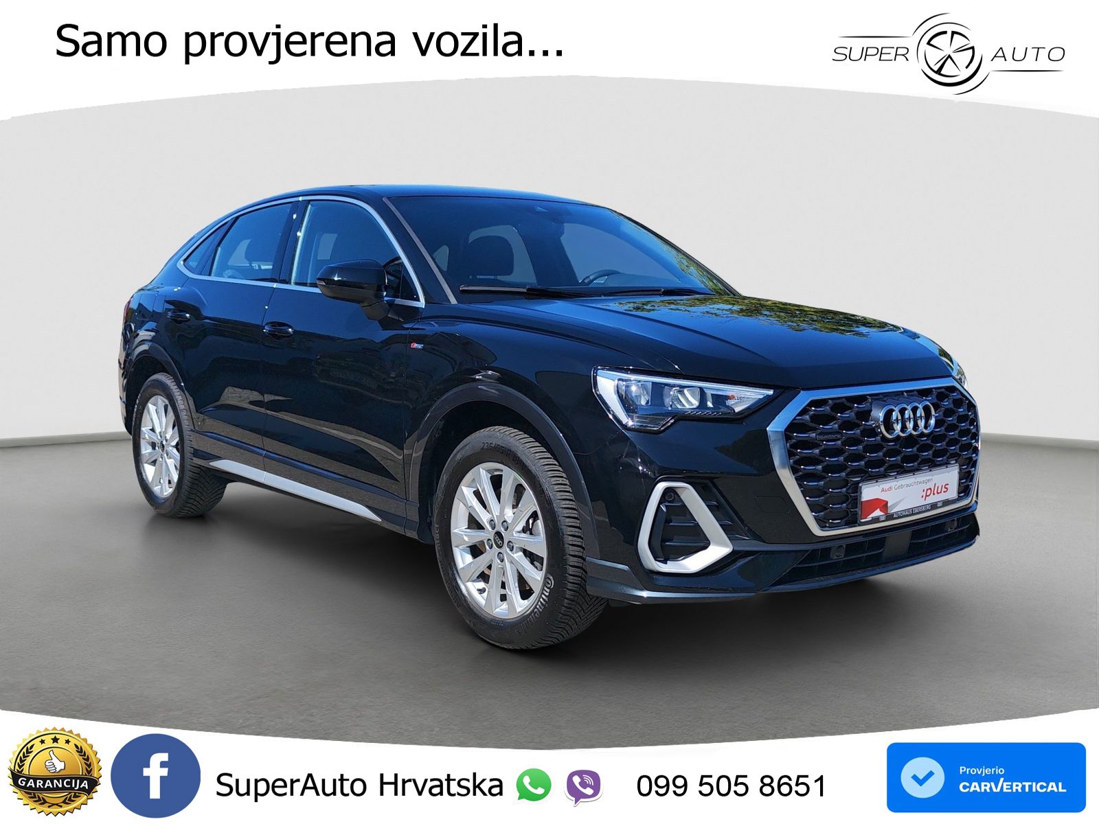 Audi Q3 II Sportback 40 TFSI (190 KS) quattro S tronic S line LED+GR SJED+ACC
