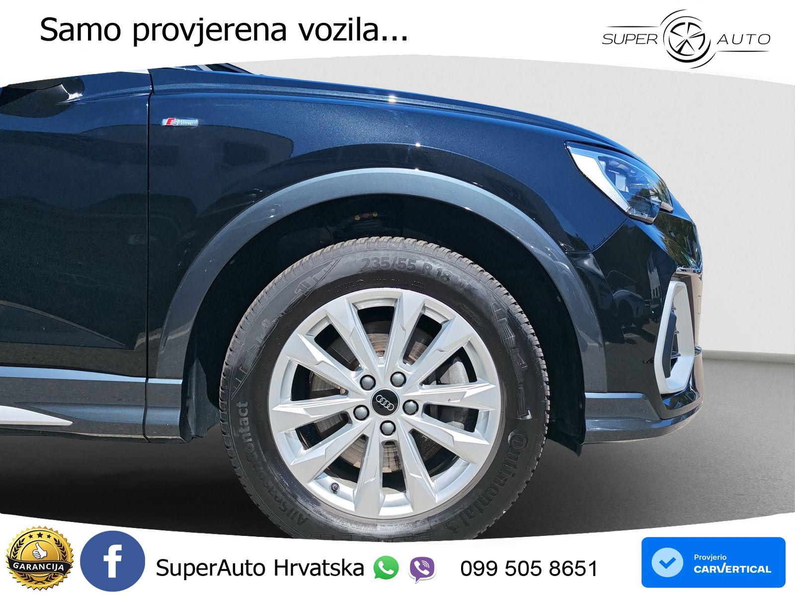 Audi Q3 II Sportback 40 TFSI (190 KS) quattro S tronic S line LED+GR SJED+ACC