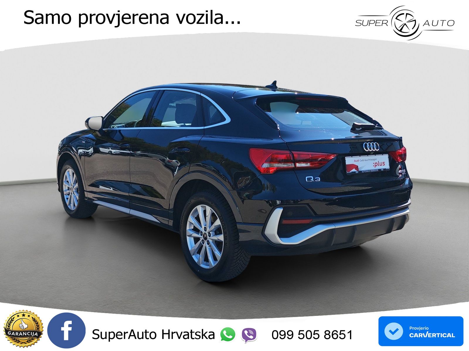 Audi Q3 II Sportback 40 TFSI (190 KS) quattro S tronic S line LED+GR SJED+ACC