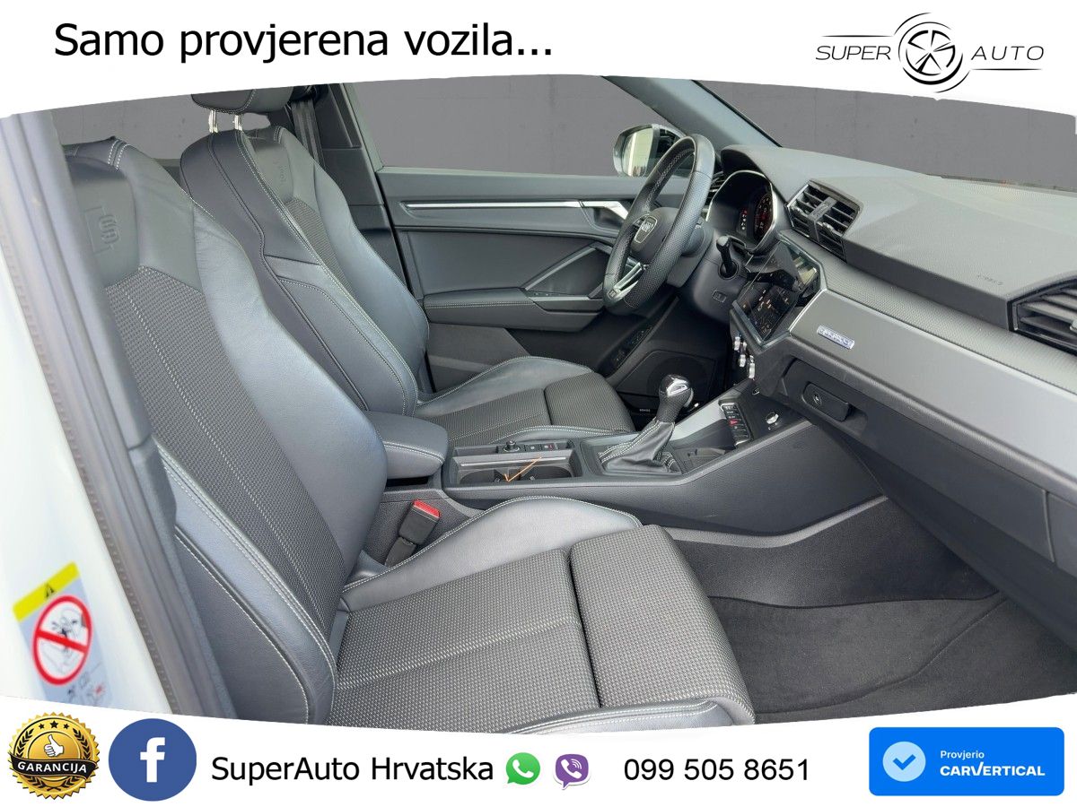 Audi Q3 II Sportback 45 TFSI (245 KS) quattro S tronic S line MATRIX+GR SJED+KAM