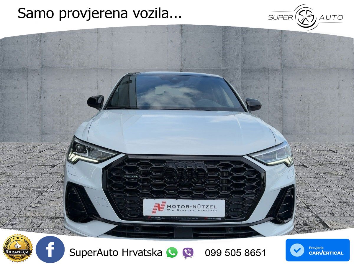 Audi Q3 II Sportback 45 TFSI (245 KS) quattro S tronic S line MATRIX+GR SJED+KAM