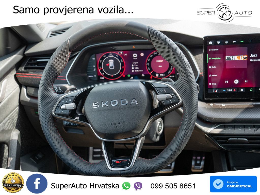 Škoda Octavia Combi RS 2.0 TSI (265 KS) DSG MATRIX+GR SJED+KAM