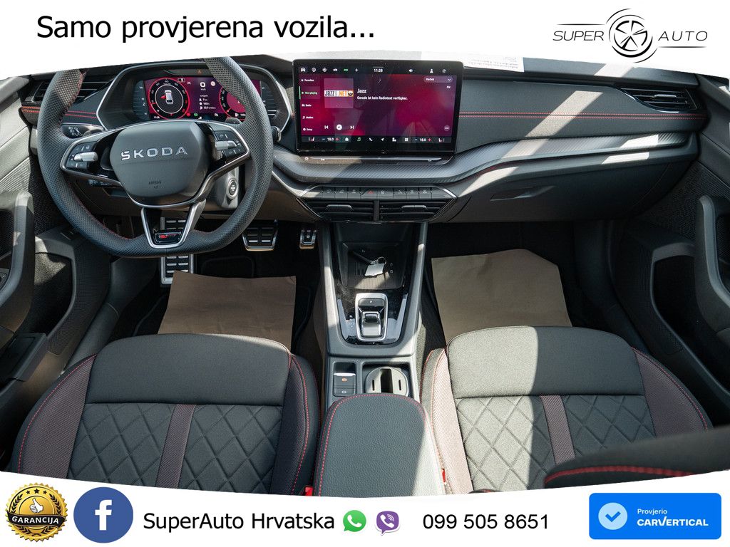 Škoda Octavia Combi RS 2.0 TSI (265 KS) DSG MATRIX+GR SJED+KAM