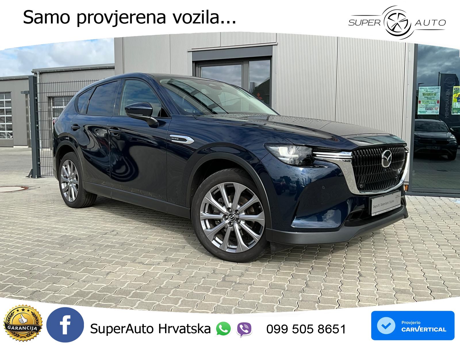 Mazda CX-60 3.3 e-Skyactiv D (200 KS) Automatic LED+GR SJED+ACC