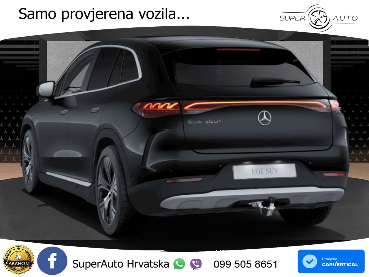 Mercedes EQE SUV 350+ 105 kWh (320 KS) ACC+GR SJED+360+PANO