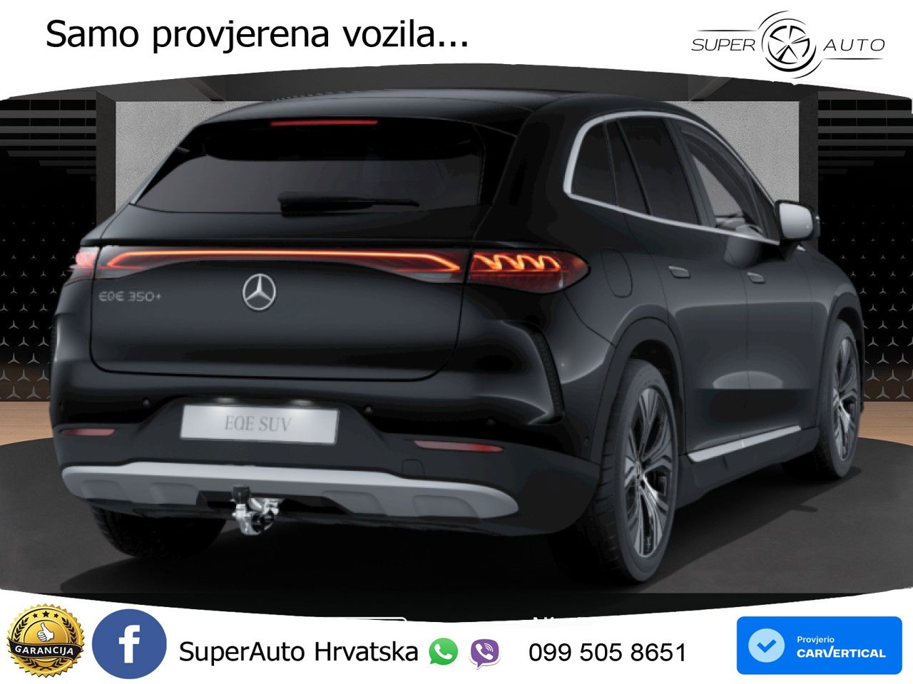 Mercedes EQE SUV 350+ 105 kWh (320 KS) ACC+GR SJED+360+PANO