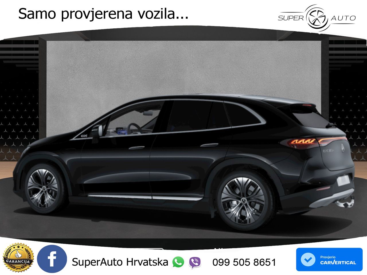 Mercedes EQE SUV 350+ 105 kWh (320 KS) ACC+GR SJED+360+PANO