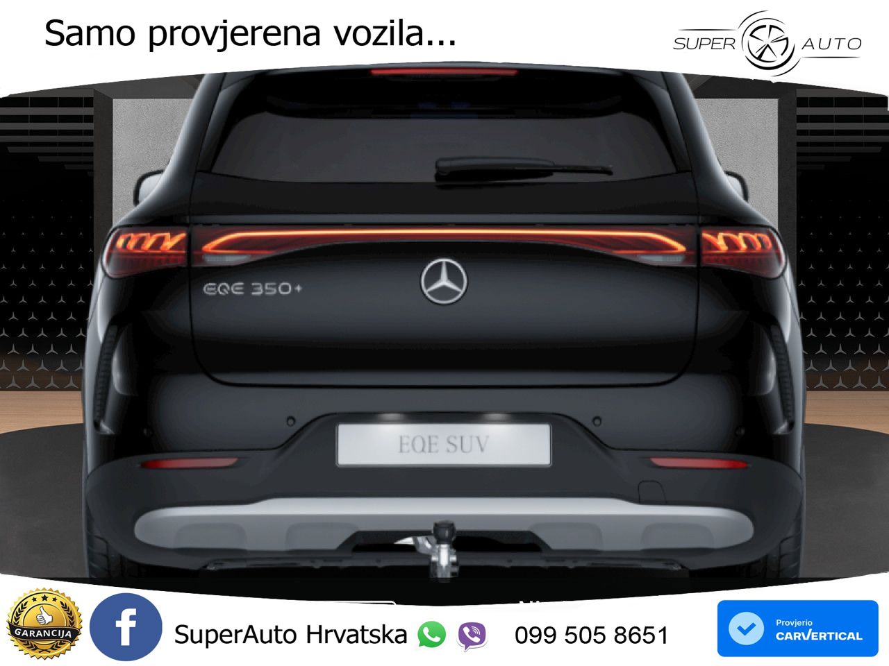 Mercedes EQE SUV 350+ 105 kWh (320 KS) ACC+GR SJED+360+PANO