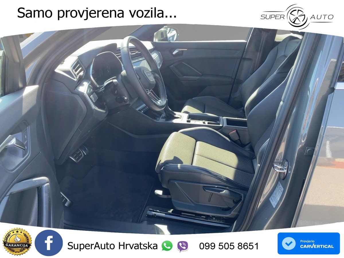 Audi Q3 II Sportback 40 TFSI (190 KS) quattro S tronic S line LED+GR SJED+ACC